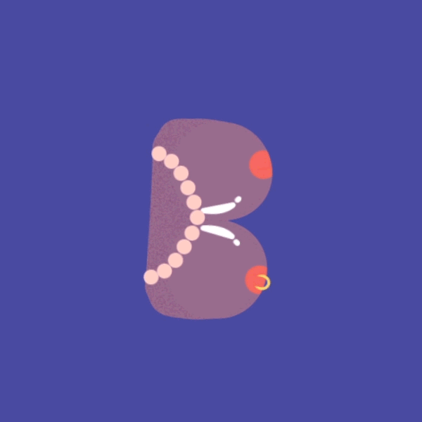 #BeforeSex animated typography — B