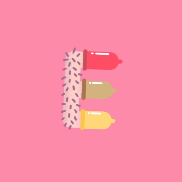 #BeforeSex animated typography — E