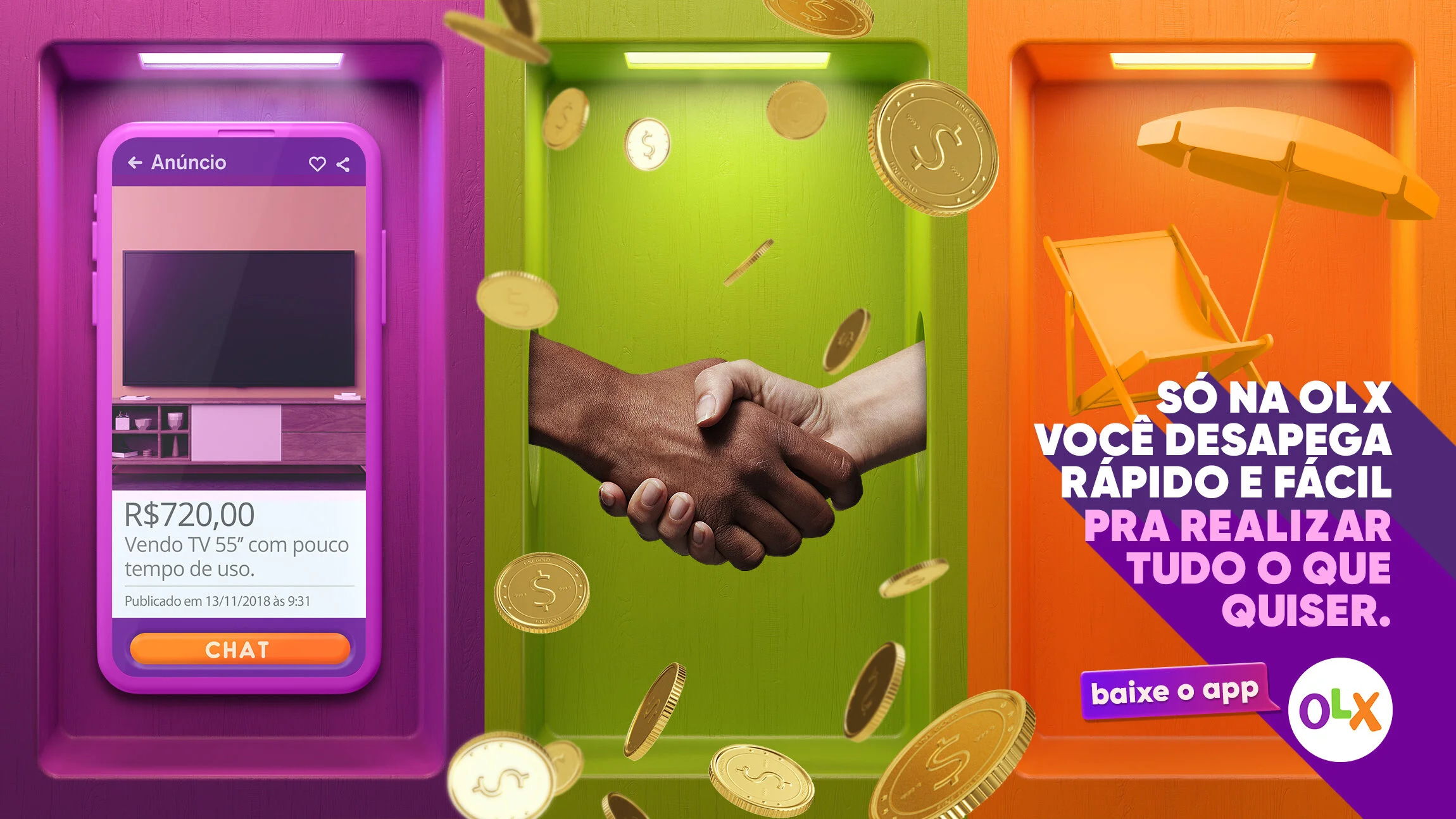 OLX campaign — key visual 1 for OOH and digital