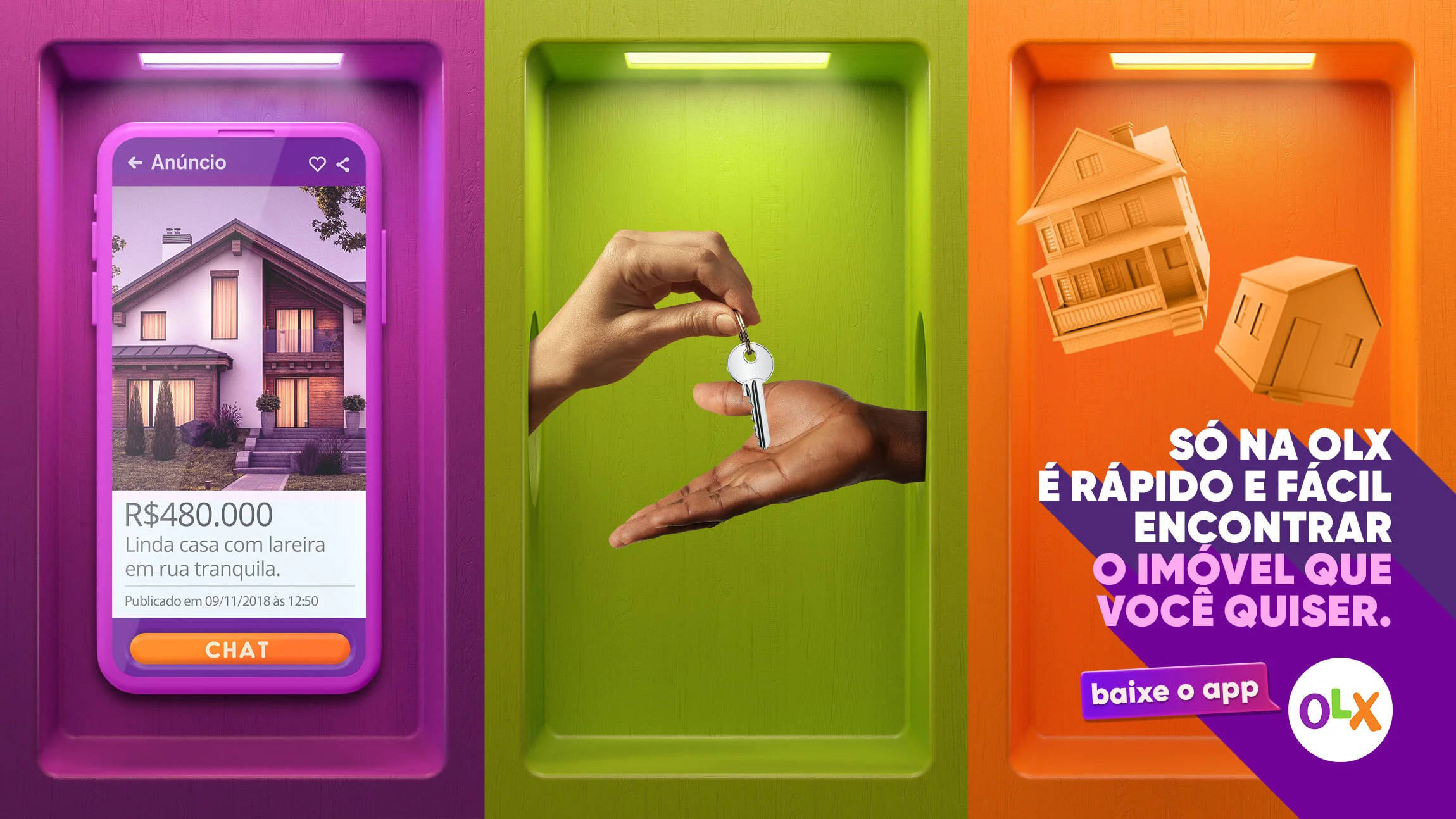 OLX campaign — key visual 2 for OOH and digital